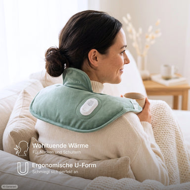 Kokoro Elektrische Nackenwärmflasche in Mint Snuggle