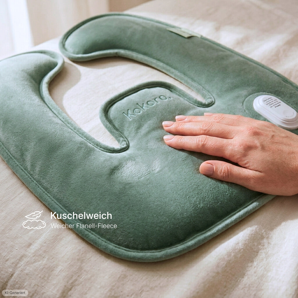 Kokoro Elektrische Nackenwärmflasche in Mint Snuggle
