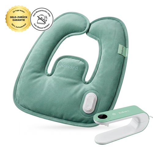 Kokoro Elektrische Nackenwärmflasche in Mint Snuggle