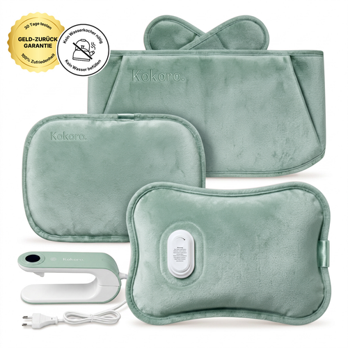 Kokoro Elektrische Wärmflasche Mint Snuggle