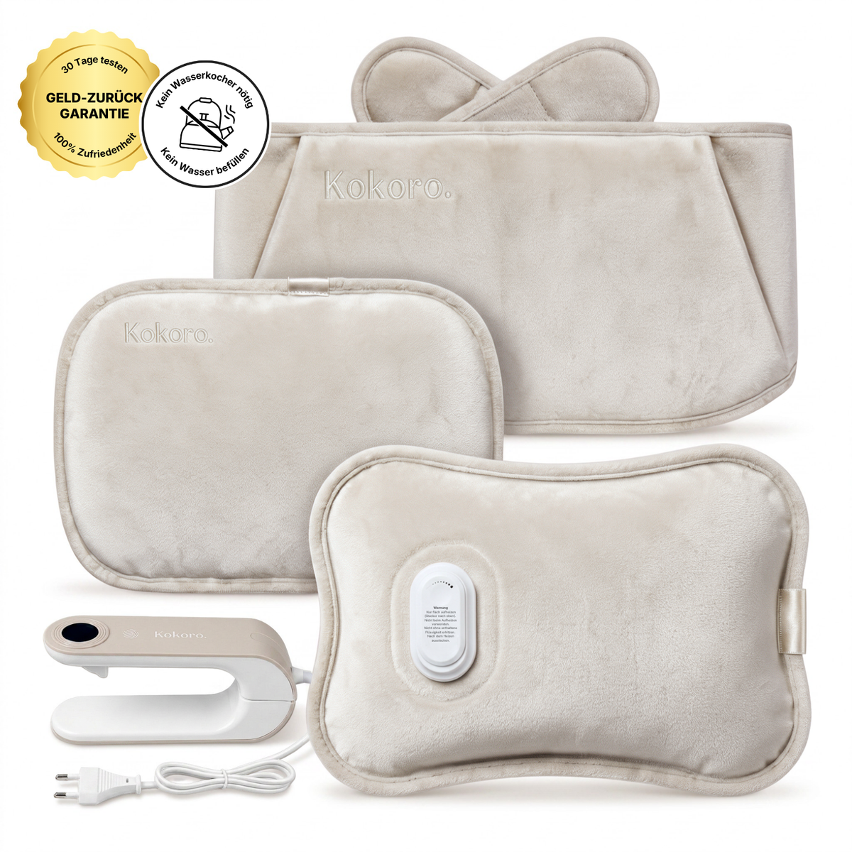 Kokoro Elektrische Wärmflasche Creamy Cuddle