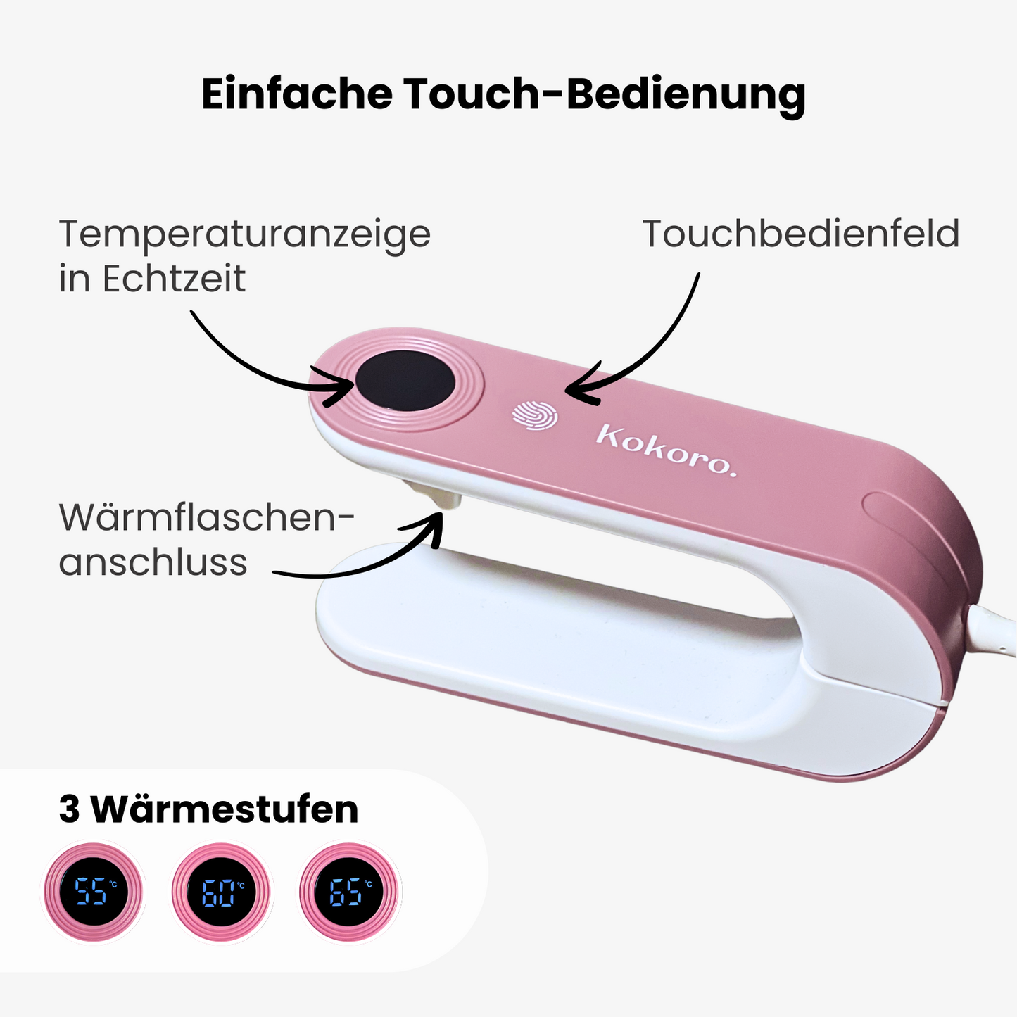 Kokoro-Elektrische Wärmflasche